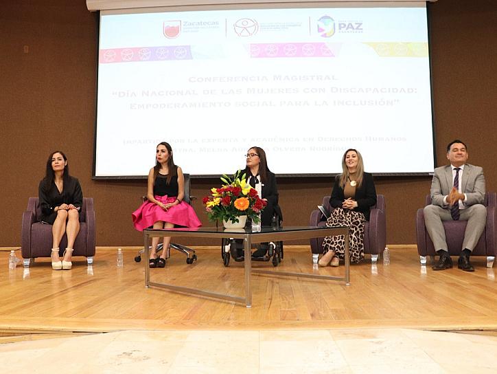 IMPARTEN CONFERENCIA MAGISTRAL EN CONMEMORACIÓN AL DÍA NACIONAL DE LAS MUJERES CON DISCAPACIDAD