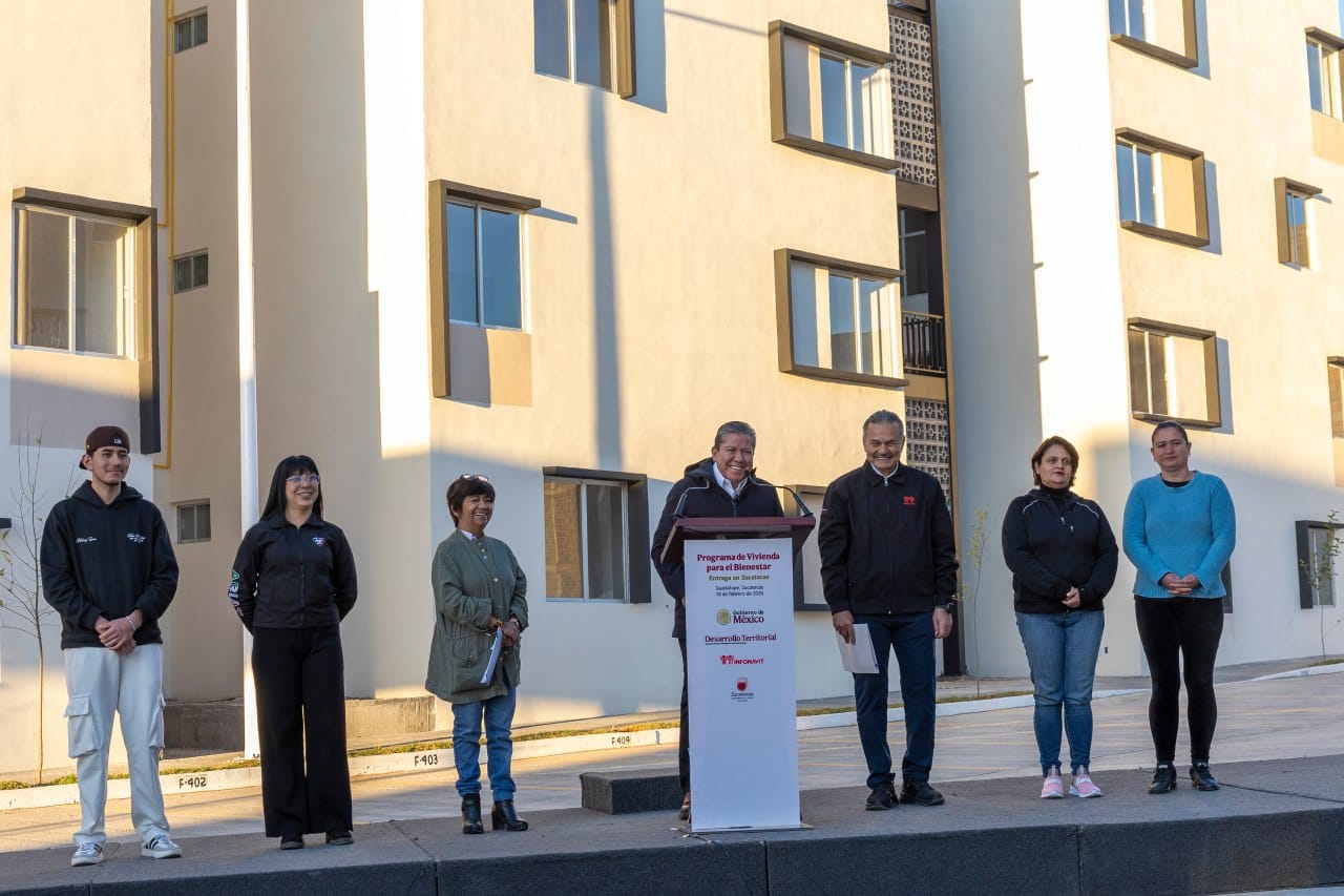 ENTREGAN VIVIENDAS DEL BIENESTAR A FAMILIAS EN GUADALUPE