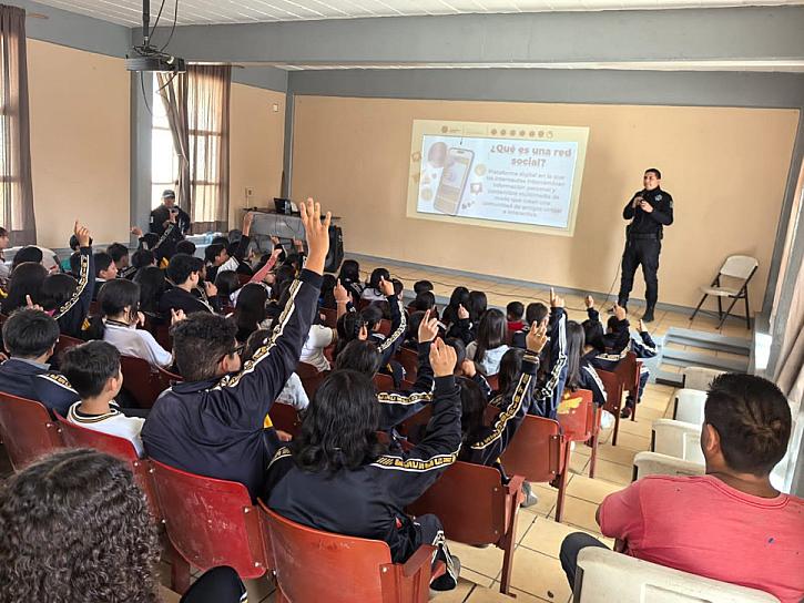 Imparte SSP taller de prevención de delitos cibernéticos en Fresnillo