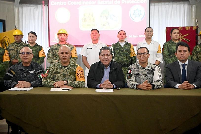 IMPLEMENTAN SEDENA Y GN PROTOCOLOS PREVENTIVOS POR TORMENTA ALBERTO 