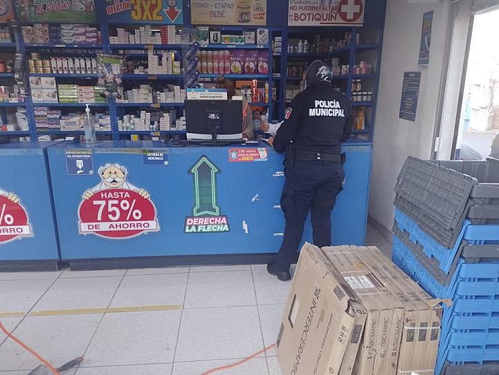 IMPLEMENTA POLICÍA MUNICIPAL DE ZACATECAS OPERATIVO COMERCIANTE SEGURO