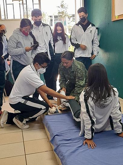 IMPLEMENTA SEDENA CURSO DE PRIMEROS AUXILIOS