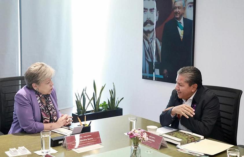Impulsa David Monreal ante Semarnat políticas ambientales para Zacatecas