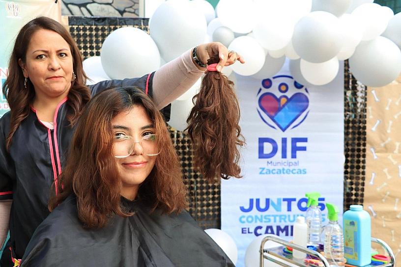 IMPULSA DIF MUNICIPAL CAMPAÑA DE DONACIÓN DE CABELLO PARA MUJERES CON CÁNCER 