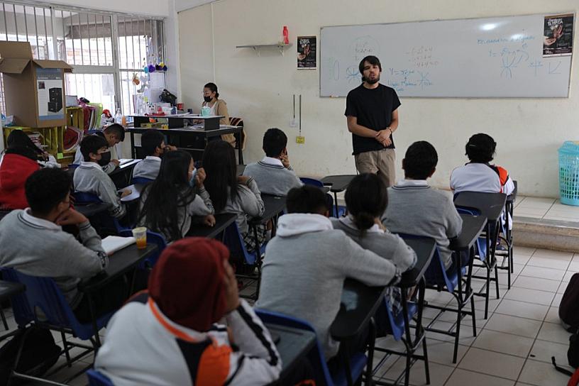 IMPULSAN CAMPAÑA NACIONAL "SI TE DROGRAS, TE DAÑAS" A ESTUDIANTES DE GUADALUPE 