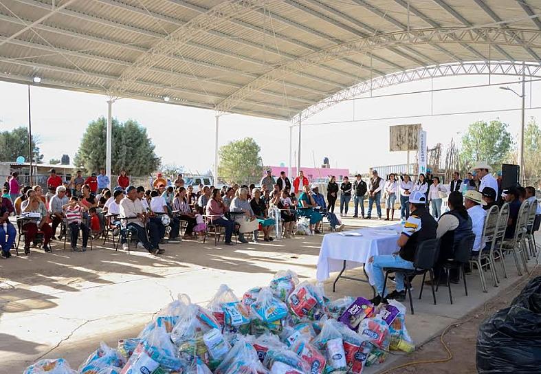 INAUGURA ALCALDE DOMO EN LA COMUNIDAD LA LAGUNILLA