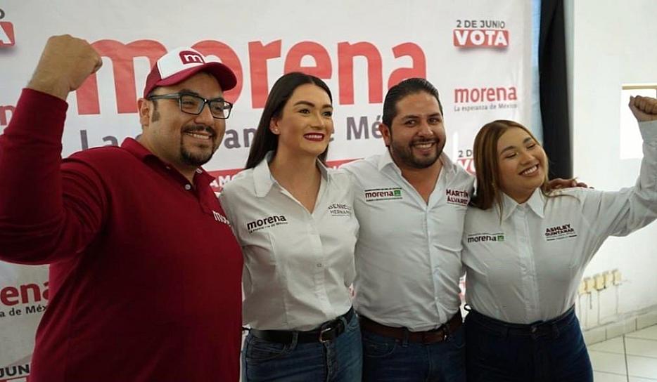 INAUGURA BENNELLY HERNÁNDEZ CASA DE CAMPAÑA EN FRESNILLO