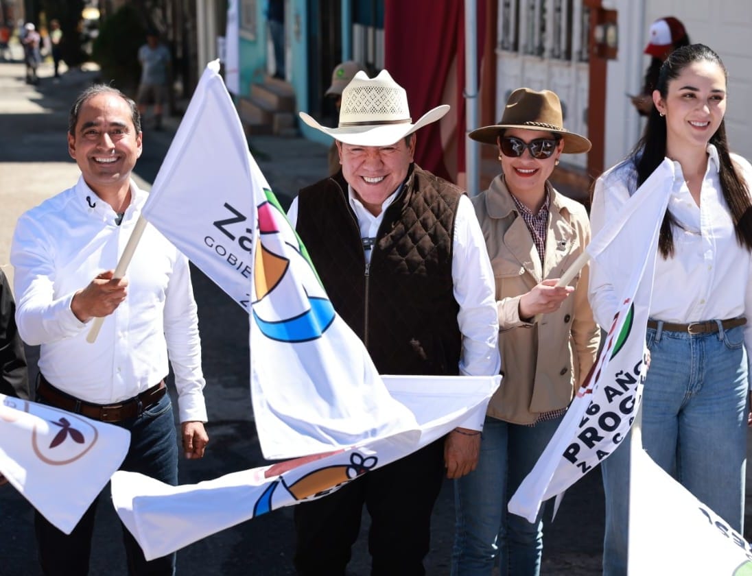 INICIA GOBERNADOR DAVID MONREAL PROGRAMA DE PAVIMENTACIÓN EN 23 CALLES DE GUADALUPE