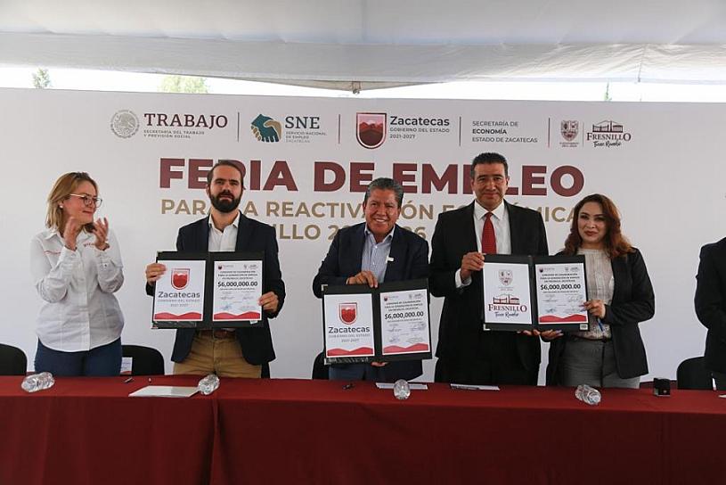  INAUGURA DAVID MONREAL FERIA DEL EMPLEO EN FRESNILLO