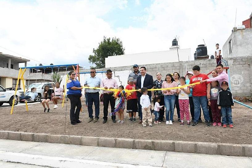 INAUGURA ELEUTERIO RAMOS OBRAS EN COLONIA PEDREGAL