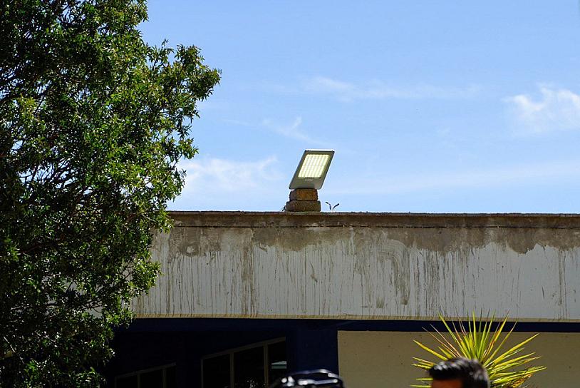 INAUGURA JORGE MIRANDA LUMINARIAS LED EN LA UNIDAD ACADÉMICA DE AGRONOMÍA DE LA UAZ