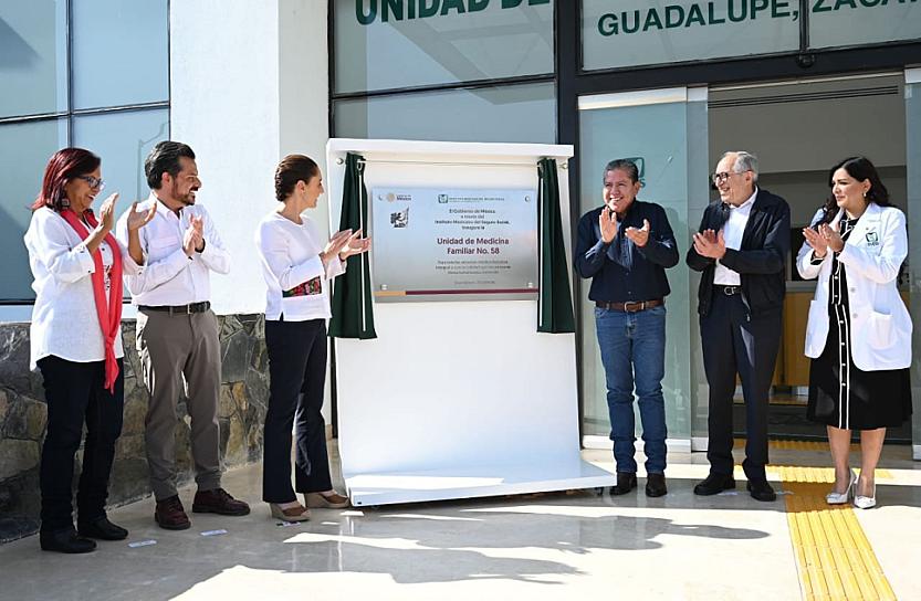 INAUGURA LA PRESIDENTA LA UNIDAD DE MEDICINA FAMILIAR 58 