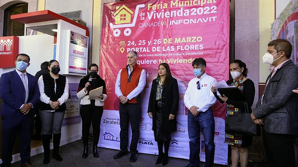 INAUGURA MUNICIPIO DE ZACATECAS LA FERIA MUNICIPAL DE VIVIENDA  
