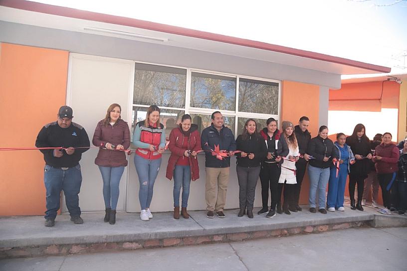 Inauguran aula en Telesecundaria Vicente Guerrero de Calera