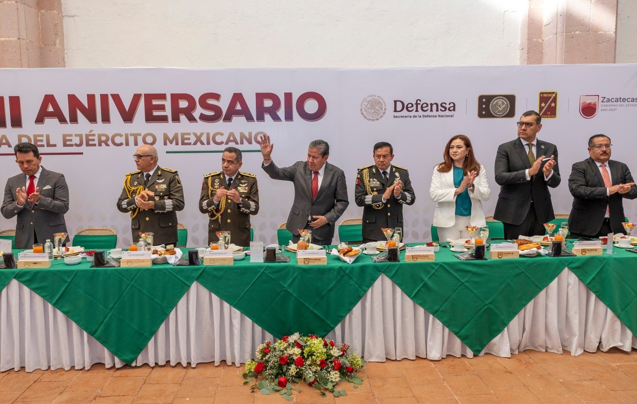 EJÉRCITO MEXICANO, CLAVE EN LA PACIFICACIÓN Y SEGURIDAD DE ZACATECAS: DMA
