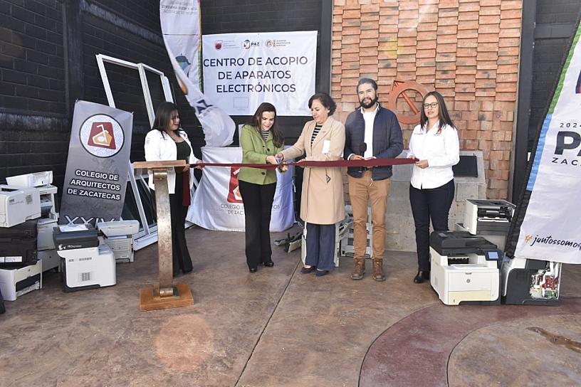 INAUGURAN CENTRO DE ACOPIO DE RESIDUOS ELECTRÓNICOS&nbsp;