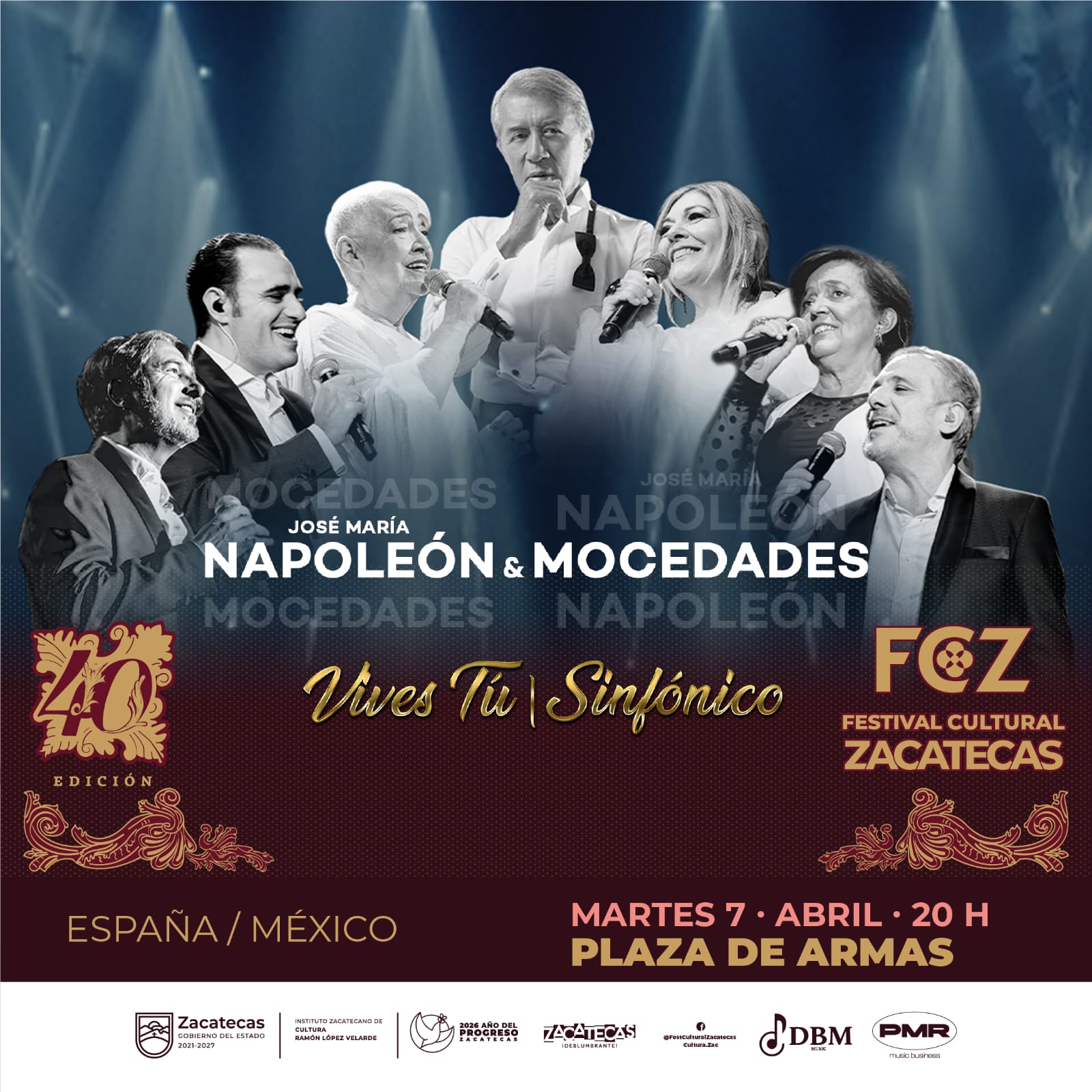 NAPOLEÓN Y MOCEDADES HARÁN VIBRAR EL FCZ