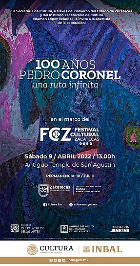 INAUGURAN HOY 100 AÑOS DE PEDRO CORONEL EN TEMPLO DE SAN AGUSTÍN