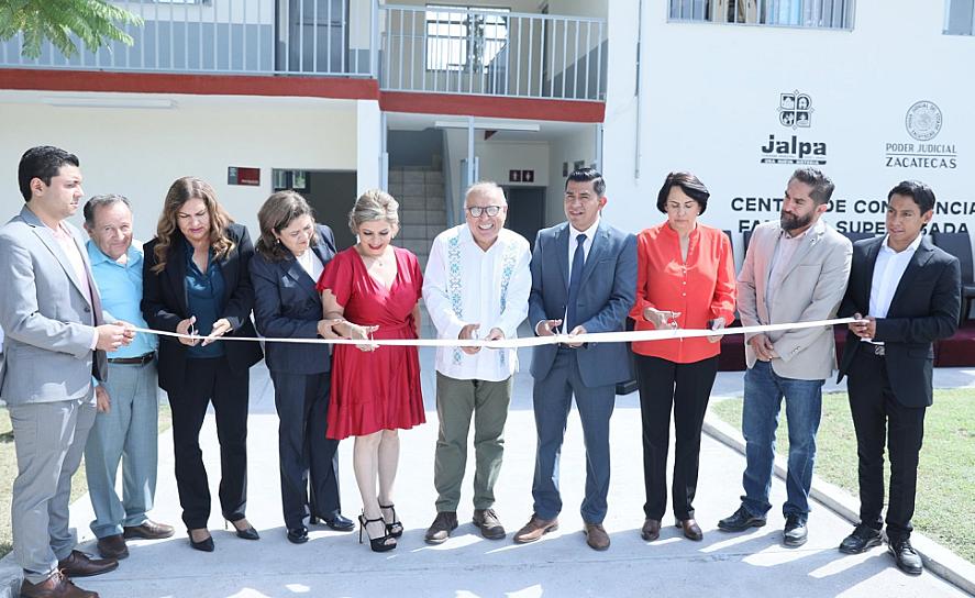 INAUGURAN NUEVO CENTRO DE CONVIVENCIA FAMILIAR SUPERVISADA EN JALPA
