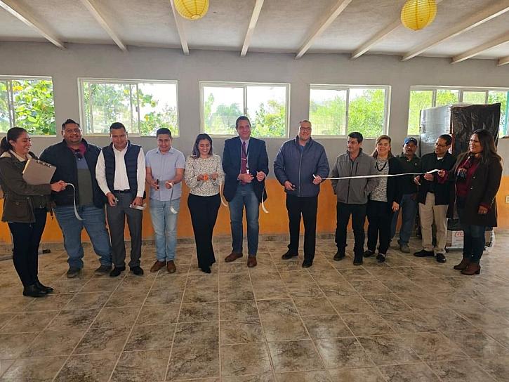 INAUGURAN OBRAS DE REHABILITACIÓN EN COBAEZ DE APOZOL