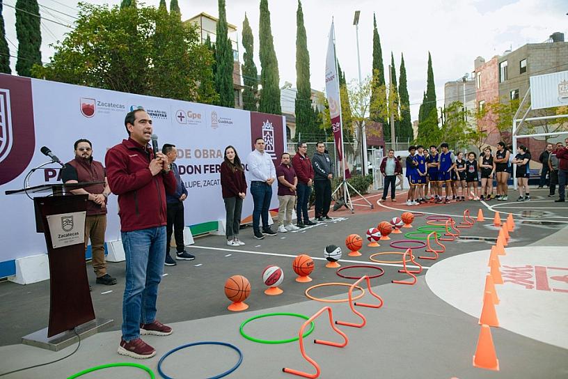 Inauguran parque en el Fraccionamiento Villas de Don Fernando en Guadalupe