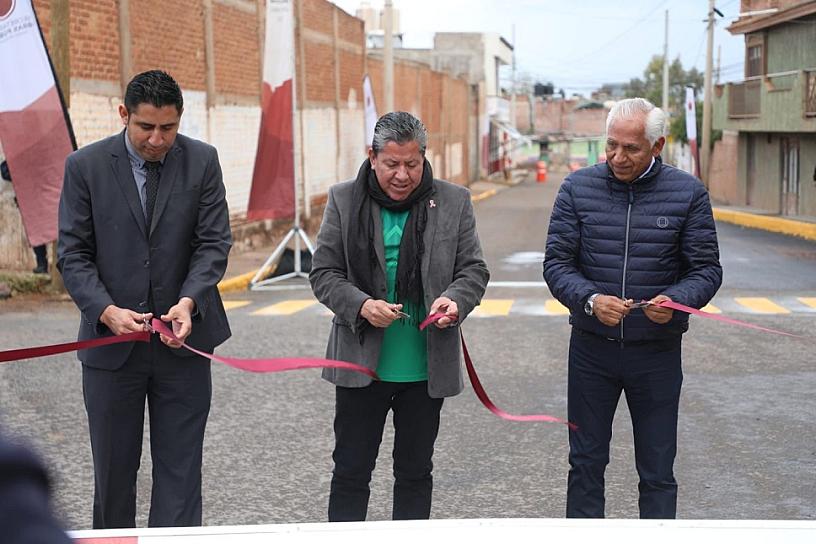 INAUGURAN PAVIMENTACIÓN DE CALLES&nbsp;