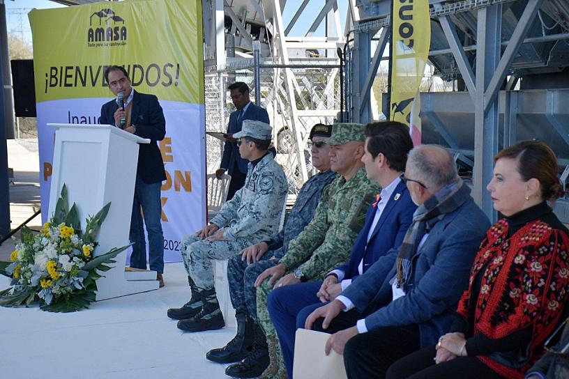 INAUGURAN PLANTA DE PRODUCCIÓN DE  BLOCK DE AMASA 