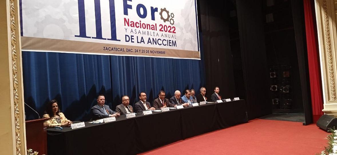 INAUGURAN TERCER FORO NACIONAL DE CAPACITACIÓN DE LA ANCCIEM