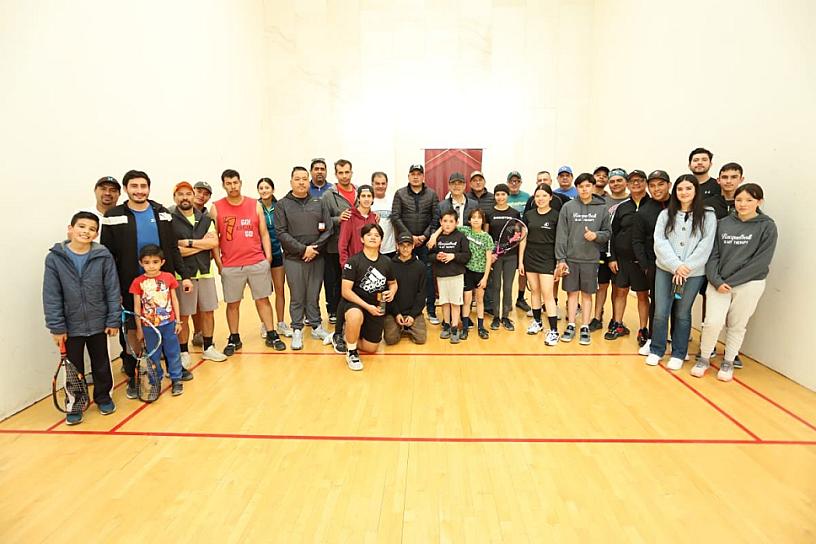 INAUGURAN TORNEO ESTATAL DE RAQUETBOL 