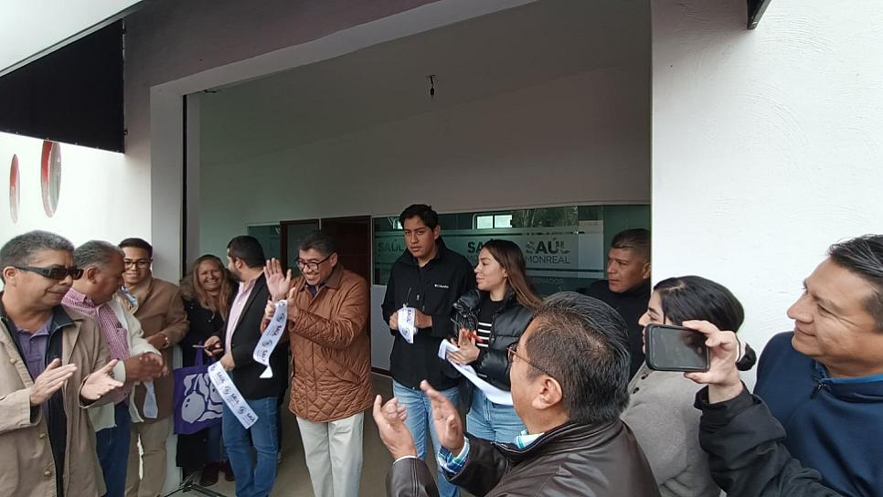 INAUGURA SAÚL MONREAL SU CASA DE GESTIÓN 