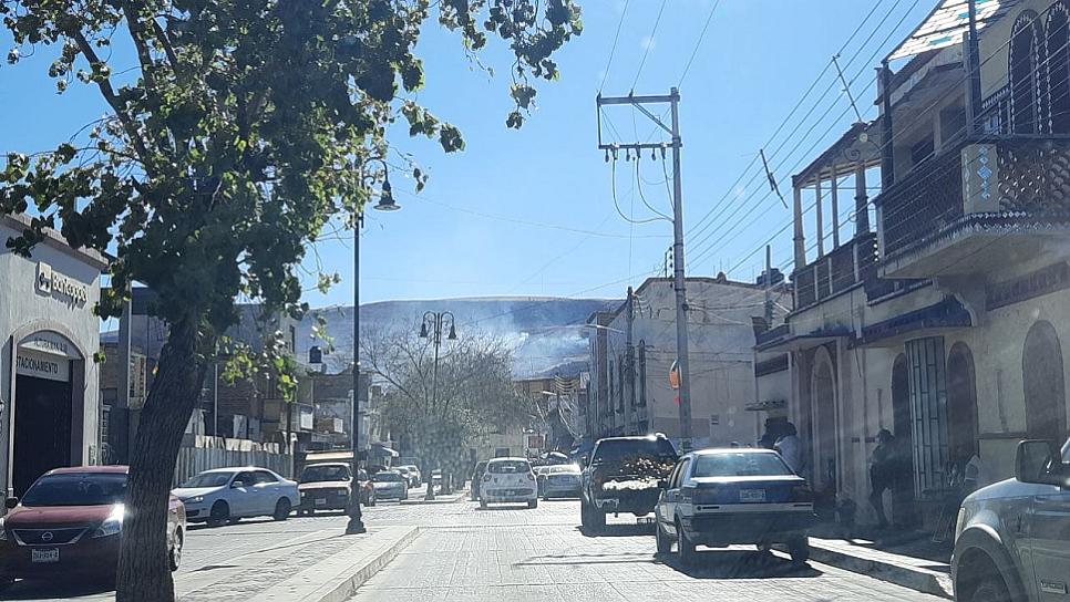 SE INCENDIA EL CERRO DE LA CRUZ