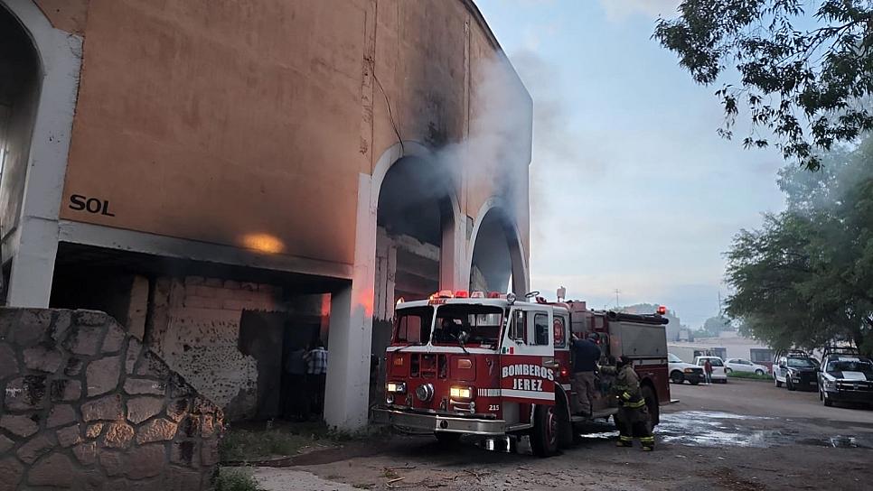 INCENDIO EN PLAZA DE TOROS DE JEREZ, POR CORTOCIRCUITO