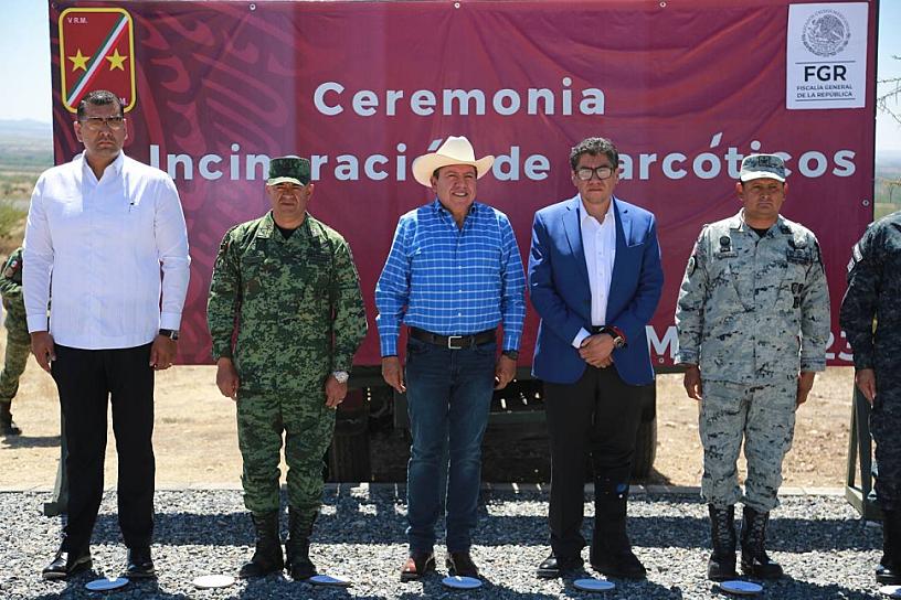 INCINERAN NARCÓTICOS Y OBJETOS ILÍCITOS EN EL MINERAL
