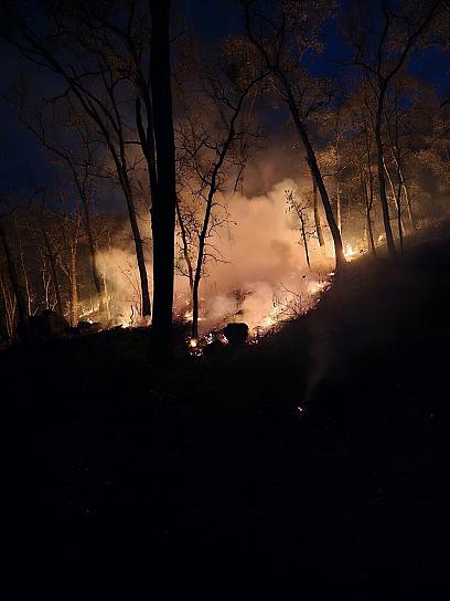 INCONTROLABlE, INCENDIO FORESTAL EN EL TEÚL; BOMBEROS DE PC AYUDAN A SOFOCARLO