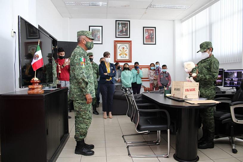 INFANTES CUMPLEN SU SUEÑO DE SER SOLDADO POR UN DÍA 