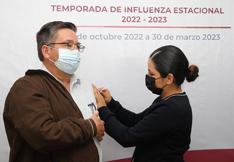 INICIA CAMPAÑA DE VACUNACIÓN CONTRA LA INFLUENZA