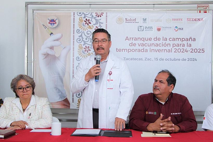 INICIA CAMPAÑA DE VACUNACIÓN PARA LA TEMPORADA INVERNAL