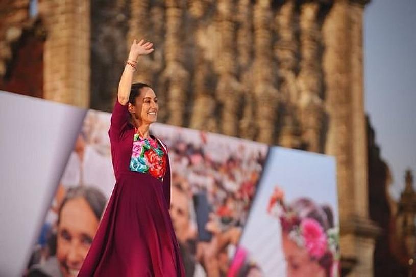 INICIA CLAUDIA SHEINBAUM CAMPAÑA RUMBO A LA PRESIDENCIA; PROMETE CUIDAR LEGADO DE AMLO 