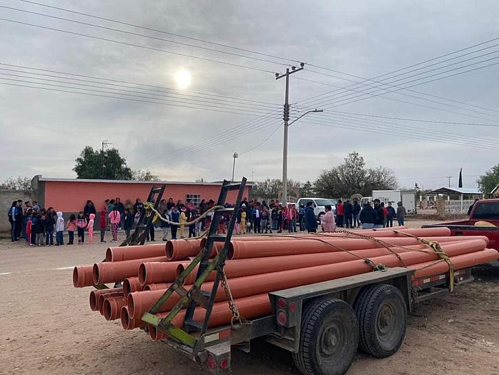 INICIA CONSTRUCCIÓN DE AMPLIACIÓN DE RED DE DRENAJE EN COMUNIDAD DE RÍO GRANDE 