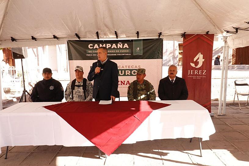 INICIA FERIA DE LA PAZ Y DESARME VOLUNTARIO EN JEREZ 