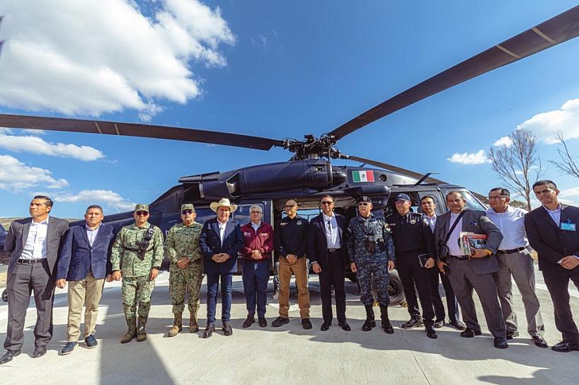 INICIA HELICÓPTERO BLACK HAWK OPERACIONES EN ZACATECAS 