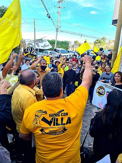 INICIA MANUEL VILLA CAMPAÑA PARA DIRIGIR EL SNTSS SECCIÓN 29