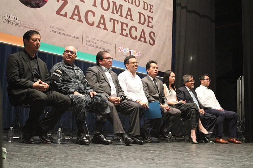 INICIAN ACTIVIDADES CONMEMORATIVAS DEL 110 ANIVERSARIO DE LA TOMA DE ZACATECAS