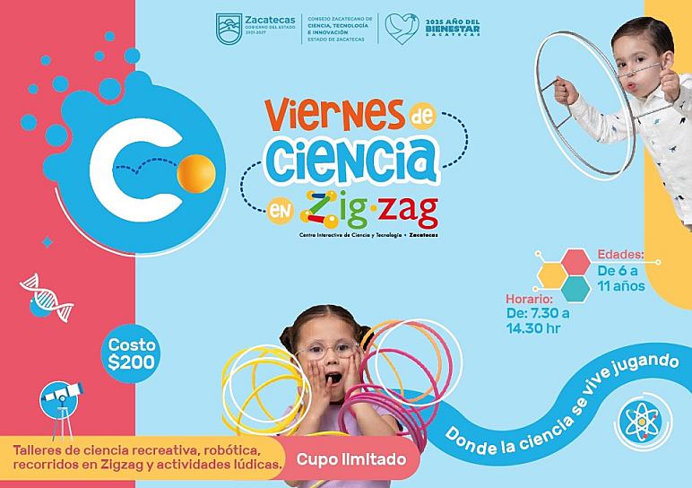 INICIAN VIERNES DE CIENCIA EN ZIGZAG