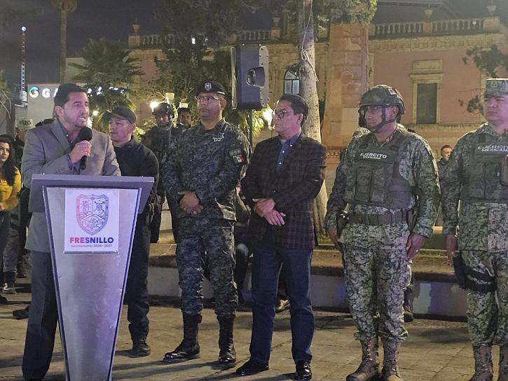 Inicia operativo de seguridad navideño en Fresnillo