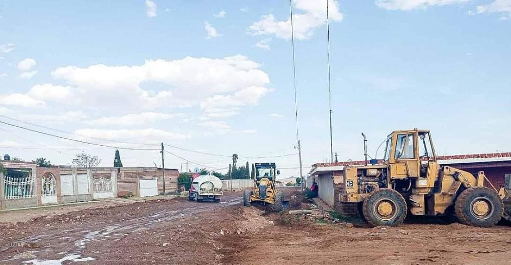 INICIA PAVIMENTACIÓN EN CALLES DE MIGUEL AUZA