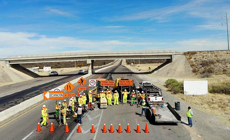 INICIA SICT PROGRAMA DE CONSERVACIÓN EN CARRETERAS FEDERALES DE ZACATECAS