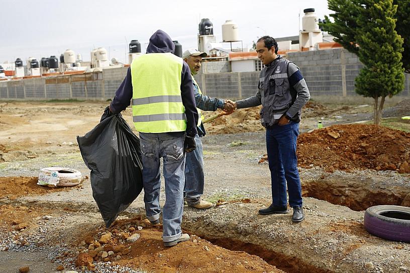 INSPECCIONA PEPE SALDÍVAR ESPACIOS PÚBLICOS DE GUADALUPE