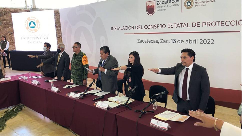 INSTALA GOBERNADOR CONSEJO ESTATAL DE PROTECCIÓN CIVIL 