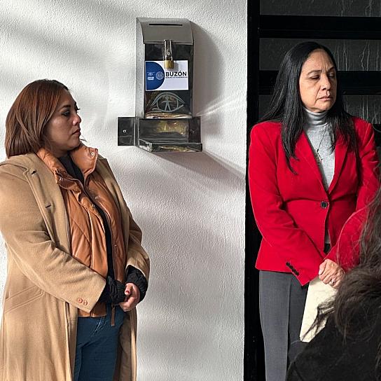 Instalan buzón de quejas y sugerencias en el Instituto Municipal de las Mujeres 